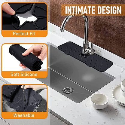 Alfombra De Silicona Protector Canilla Bacha Baño